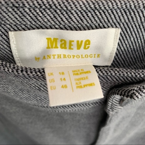 NWT Anthropologie Maeve Seamed Flare Pants - Picture 7 of 10